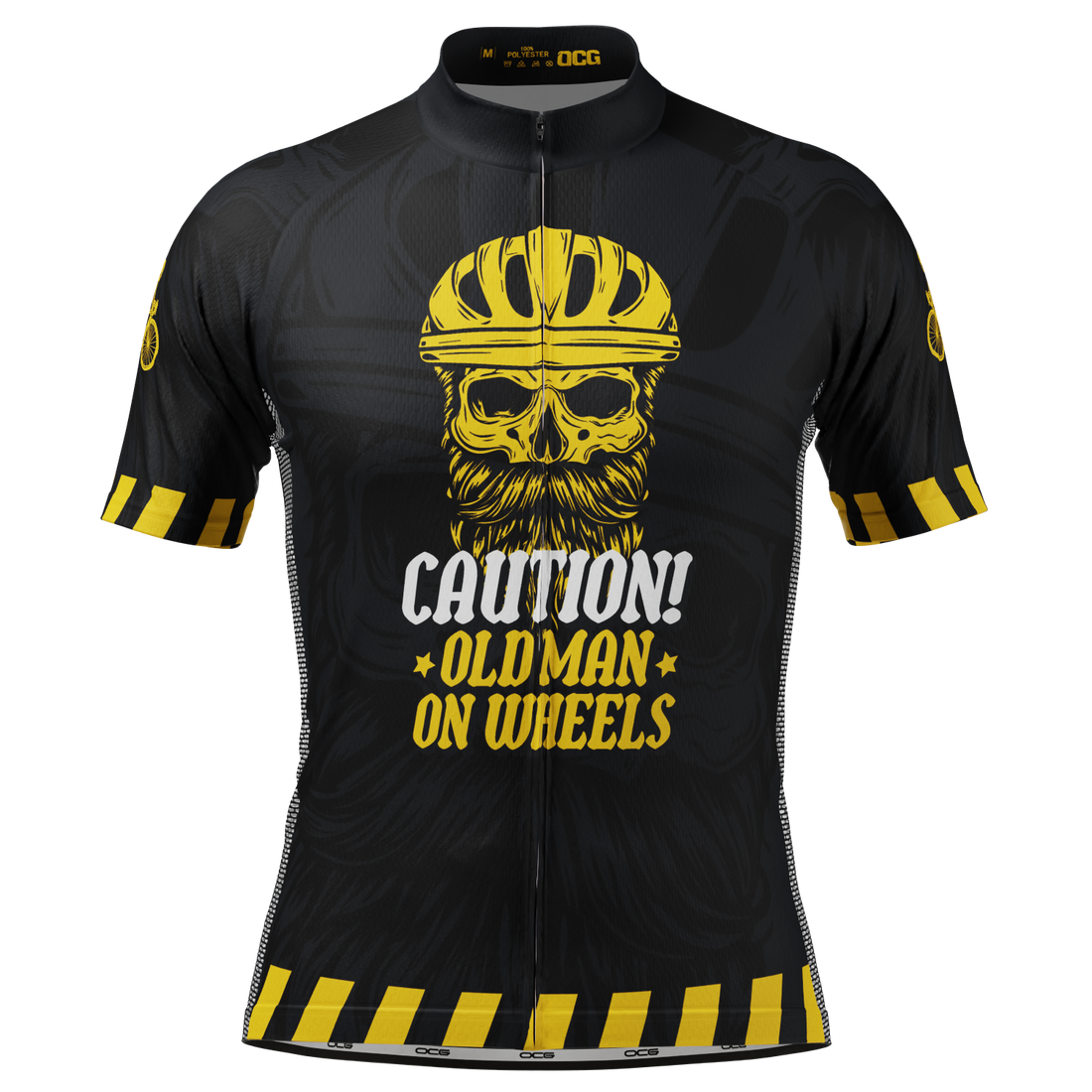 Men's Old Man On Wheels Cycling Jersey Premium Breathable Performance