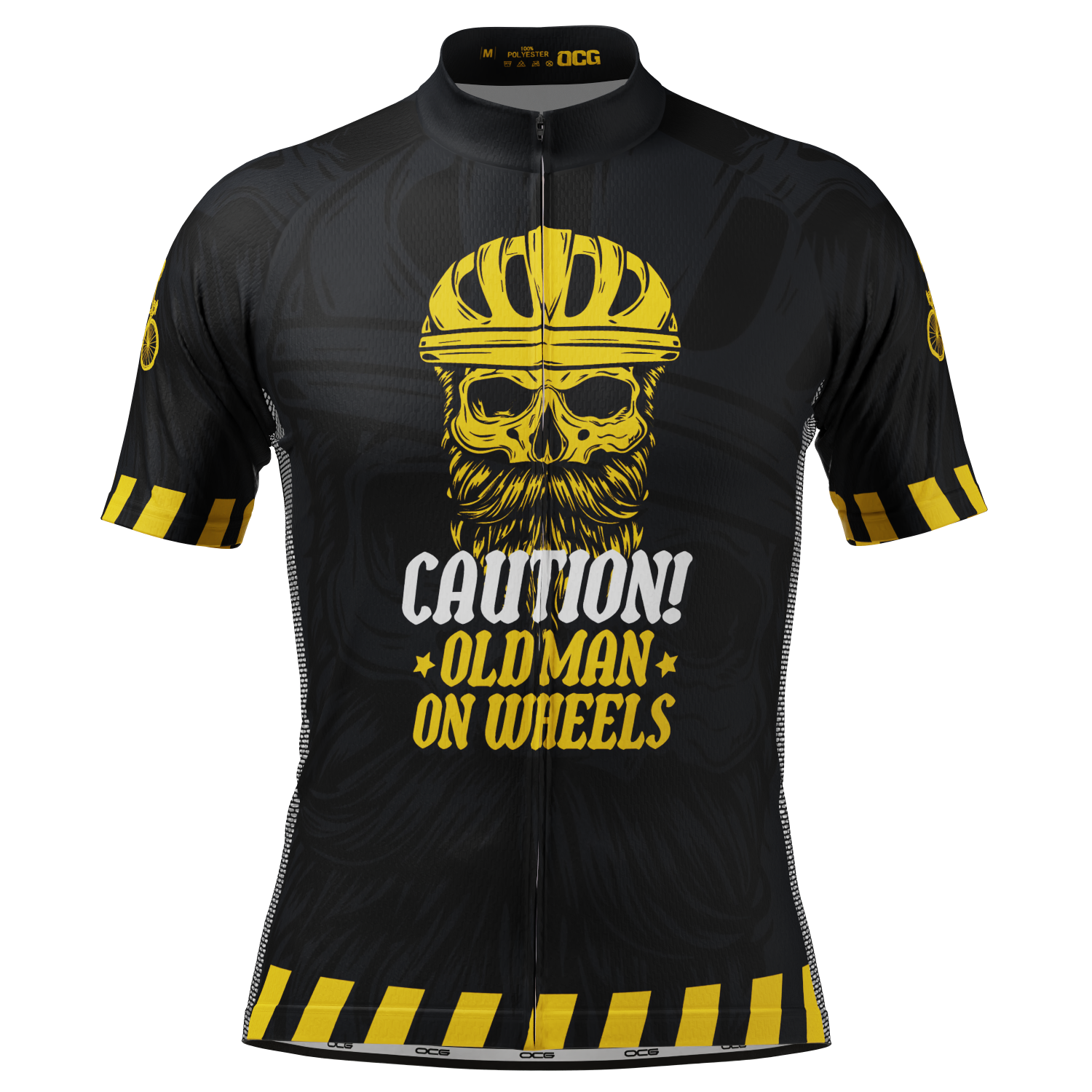 Men's Old Man On Wheels Cycling Jersey Premium Breathable Performance