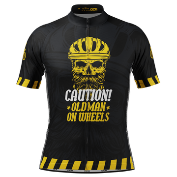 Men's Old Man On Wheels Cycling Jersey Premium Breathable Performance