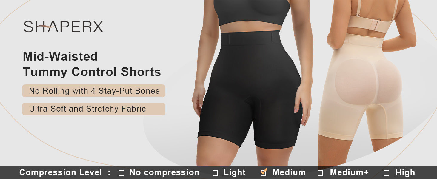Women’s Seamless High Waisted Butt Lifter with Tummy Control & Anti-Slip Waist