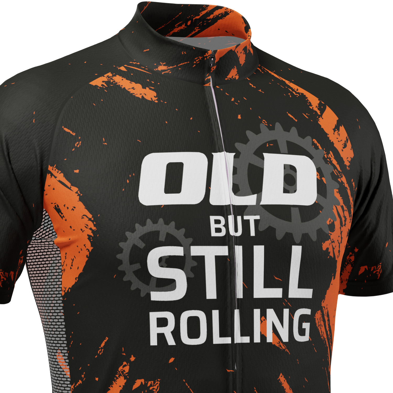 Men's Old But Still Rolling Short Sleeve Cycling Jersey Premium Comfort & Performance