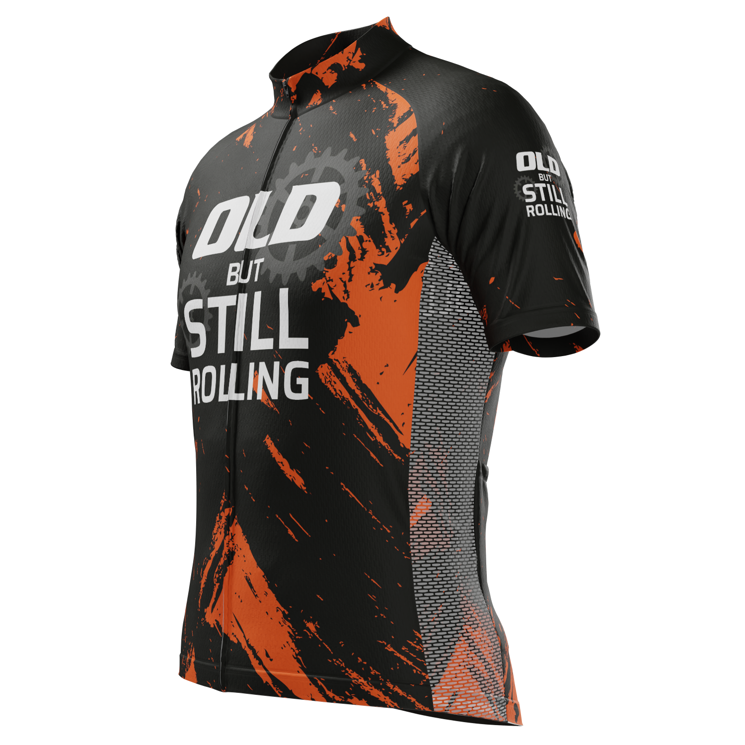 Men's Old But Still Rolling Short Sleeve Cycling Jersey Premium Comfort & Performance