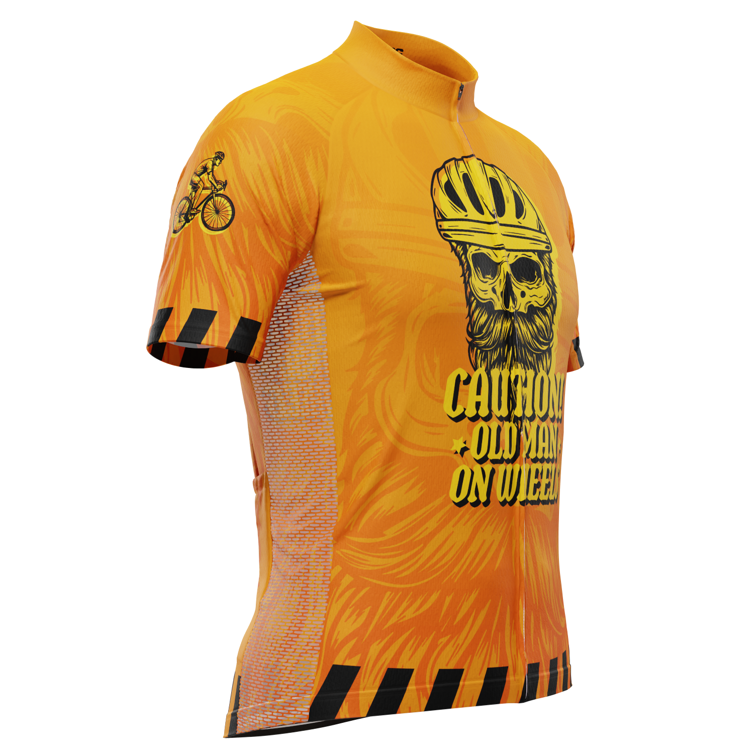 Men's Old Man On Wheels Cycling Jersey Premium Breathable Performance