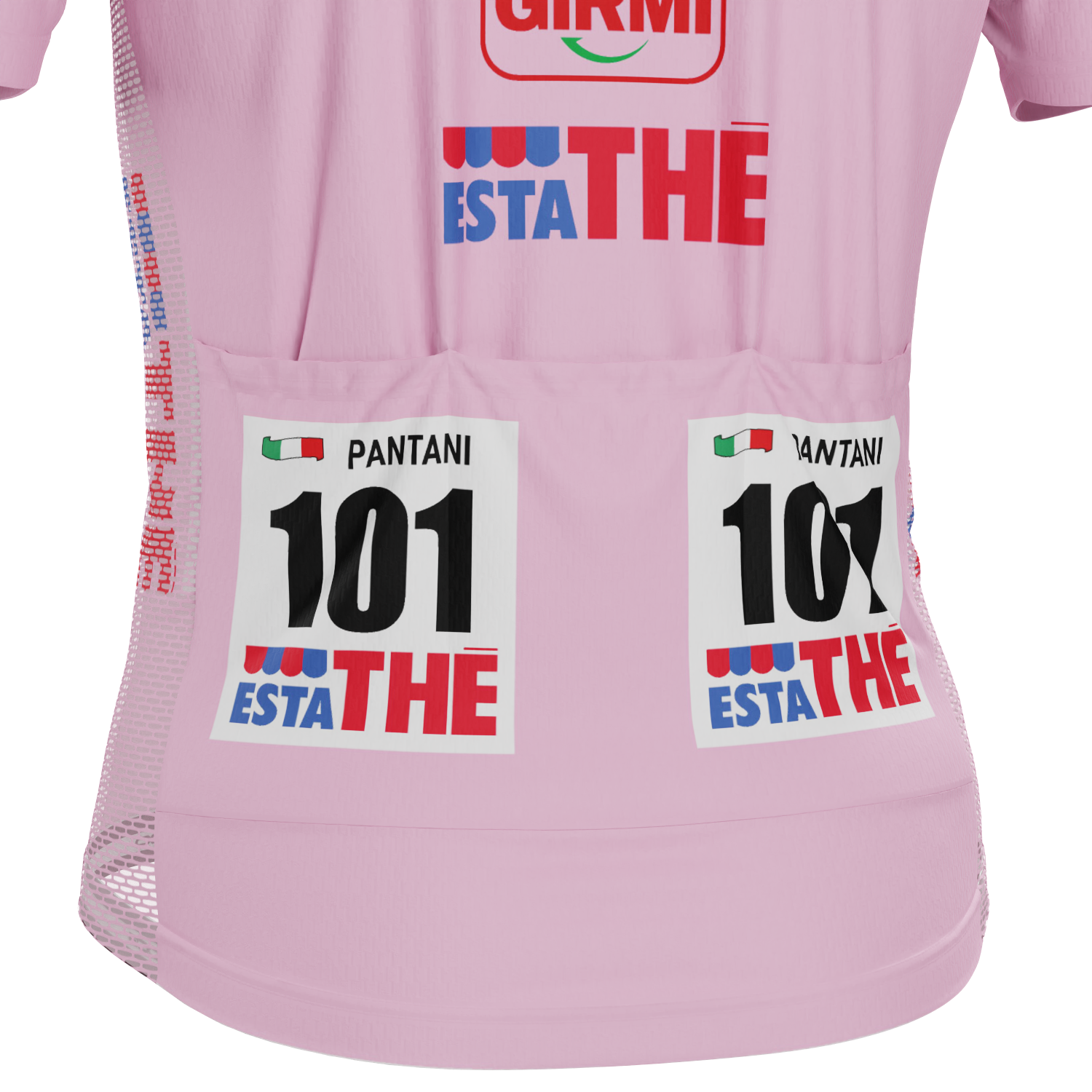 Men's Mercatone Uno Short Sleeve Cycling Jersey Durable Breathable Personalized