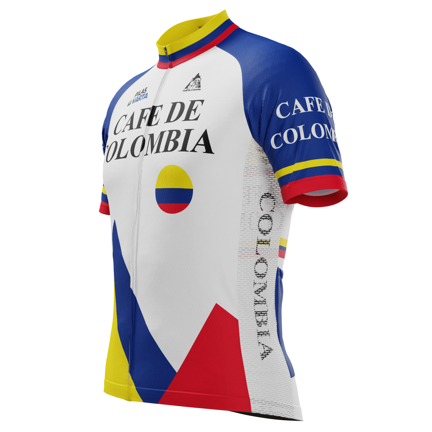 Men's Cafe D Colombia Short Sleeve Jersey Breathable Made-to-Order Cycling Performance