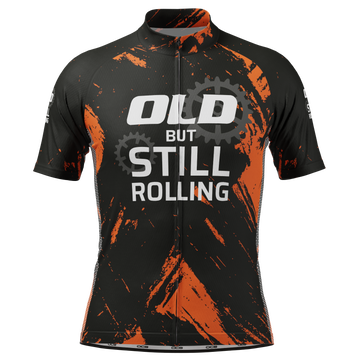 Men's Old But Still Rolling Short Sleeve Cycling Jersey Premium Comfort & Performance
