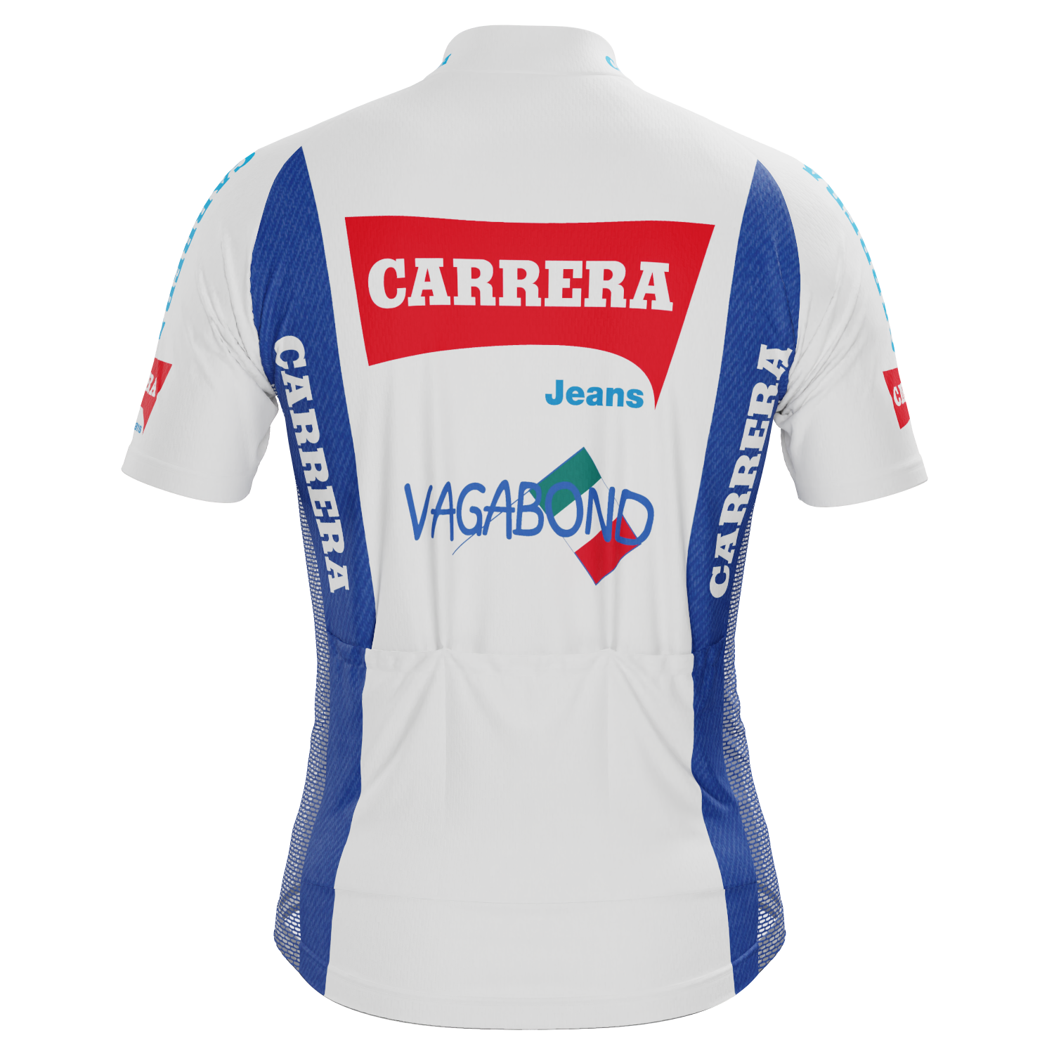 Men's Carrera Short Sleeve Cycling Jersey Moisture-Wicking Performance
