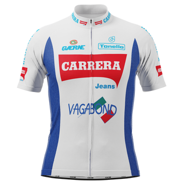Men's Carrera Short Sleeve Cycling Jersey Moisture-Wicking Performance