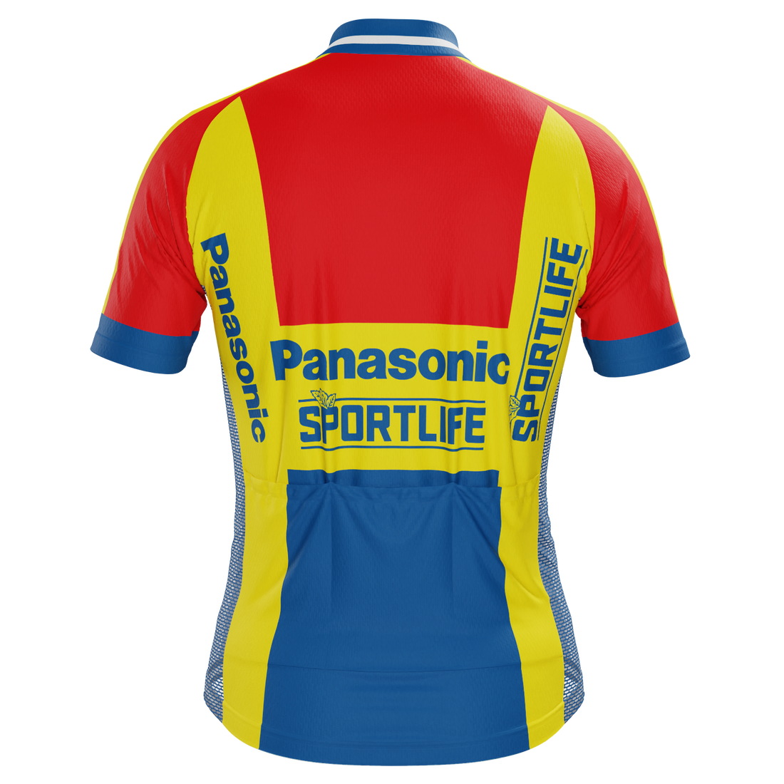 Men's Panasonic Sportlife Short Sleeve Cycling Jersey Quick-Dry Performance