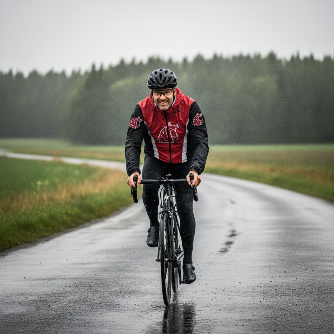 Cougars Cycling Windbreaker Jacket