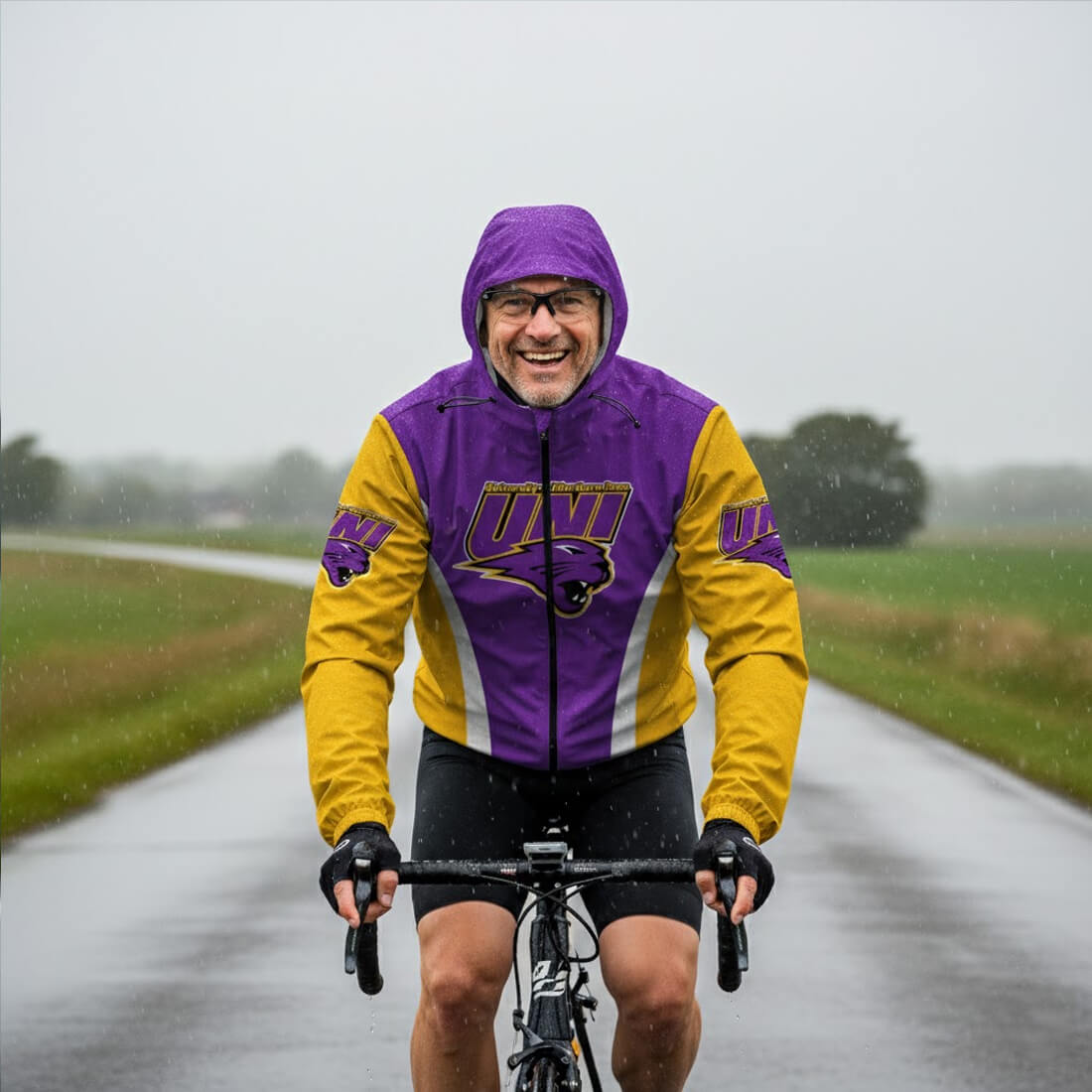 Panthers Cycling Windbreaker Jacket