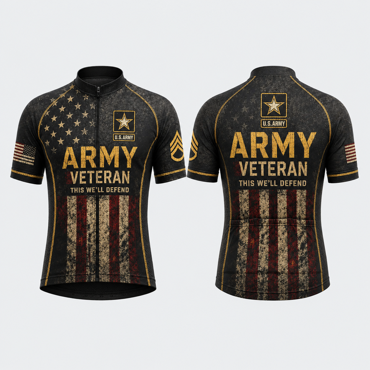 Veteran Never Ends Personalized Veteran Cycling Designs