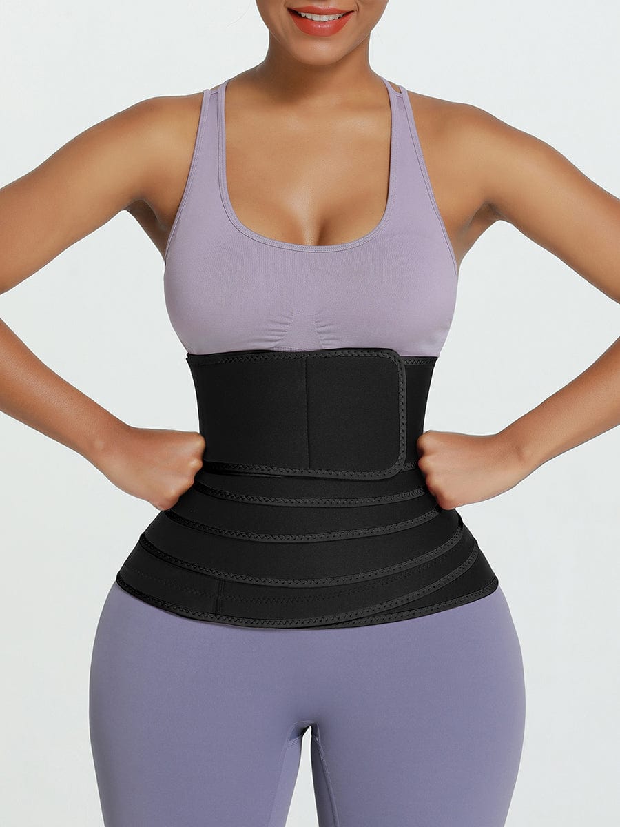 Neoprene Tummy Control Fat Burning Fitting Waist Trimmer Wrap Shaper Belt