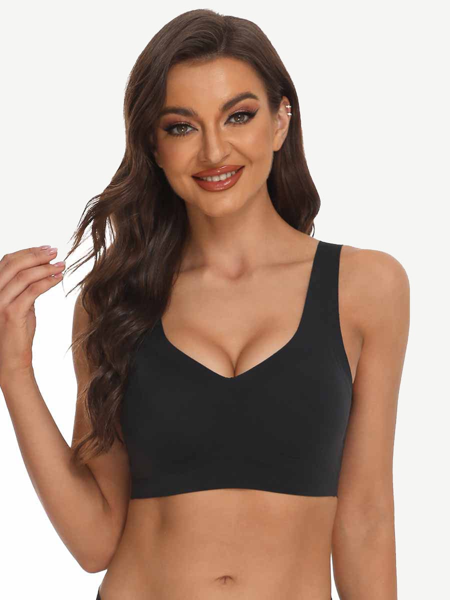 Soft-Touch Smoothing Fabric Fashion Elasticity Seamless Bra Lightweight
