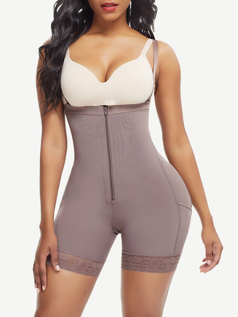 [USA Warehouse]Full Body Shaper Buttock Lifter Detachable Straps Big Size Weight Loss