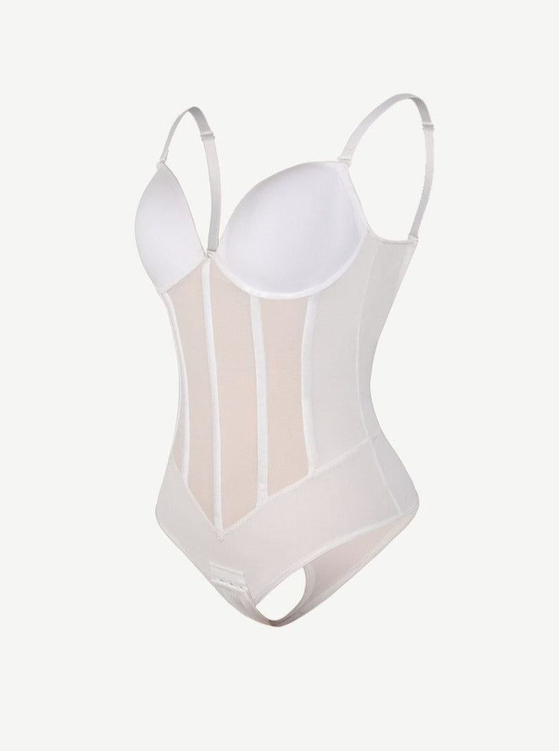 Back U Design Comfy Compression Shapewear with 5 Steel Bones