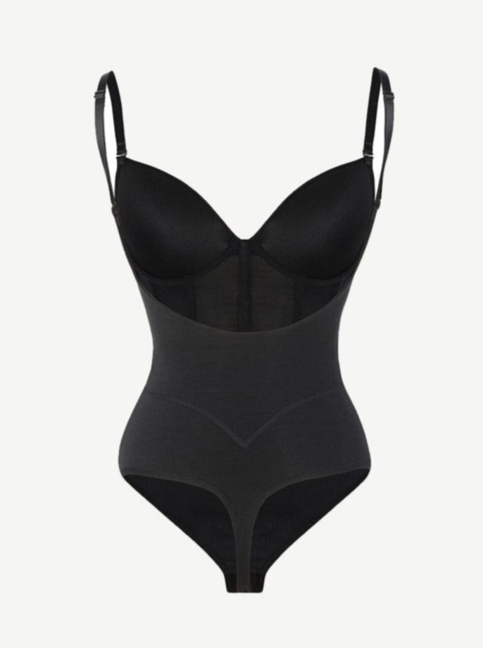 Back U Design Comfy Compression Shapewear with 5 Steel Bones