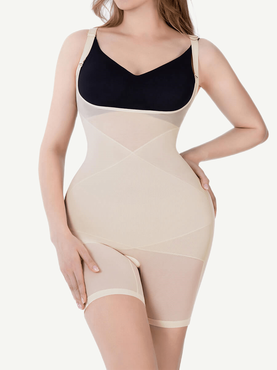 One-piece Bodysuit U-shaped Chest Support Abdomen flattening