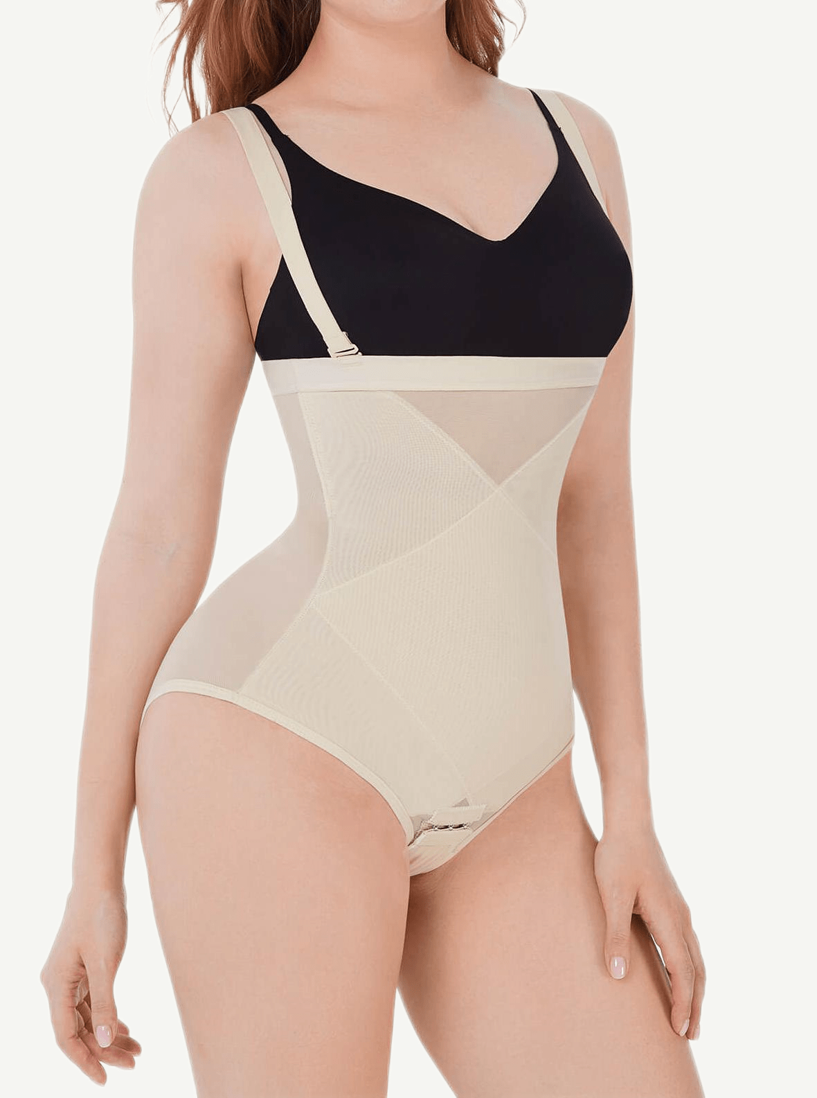 Body Panties Abdominal Crossover Three-layer Design Abdominal Control