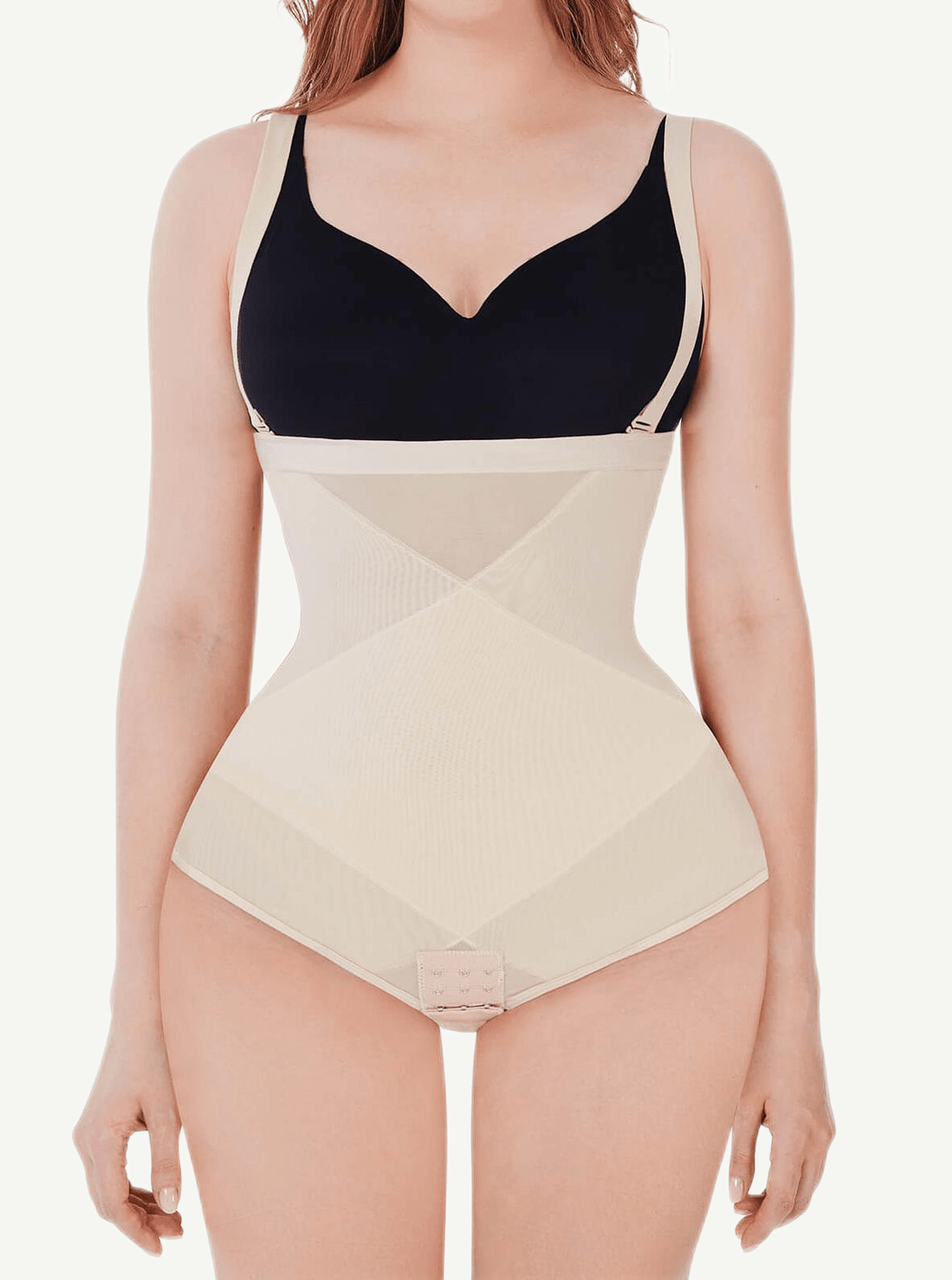 Body Panties Abdominal Crossover Three-layer Design Abdominal Control