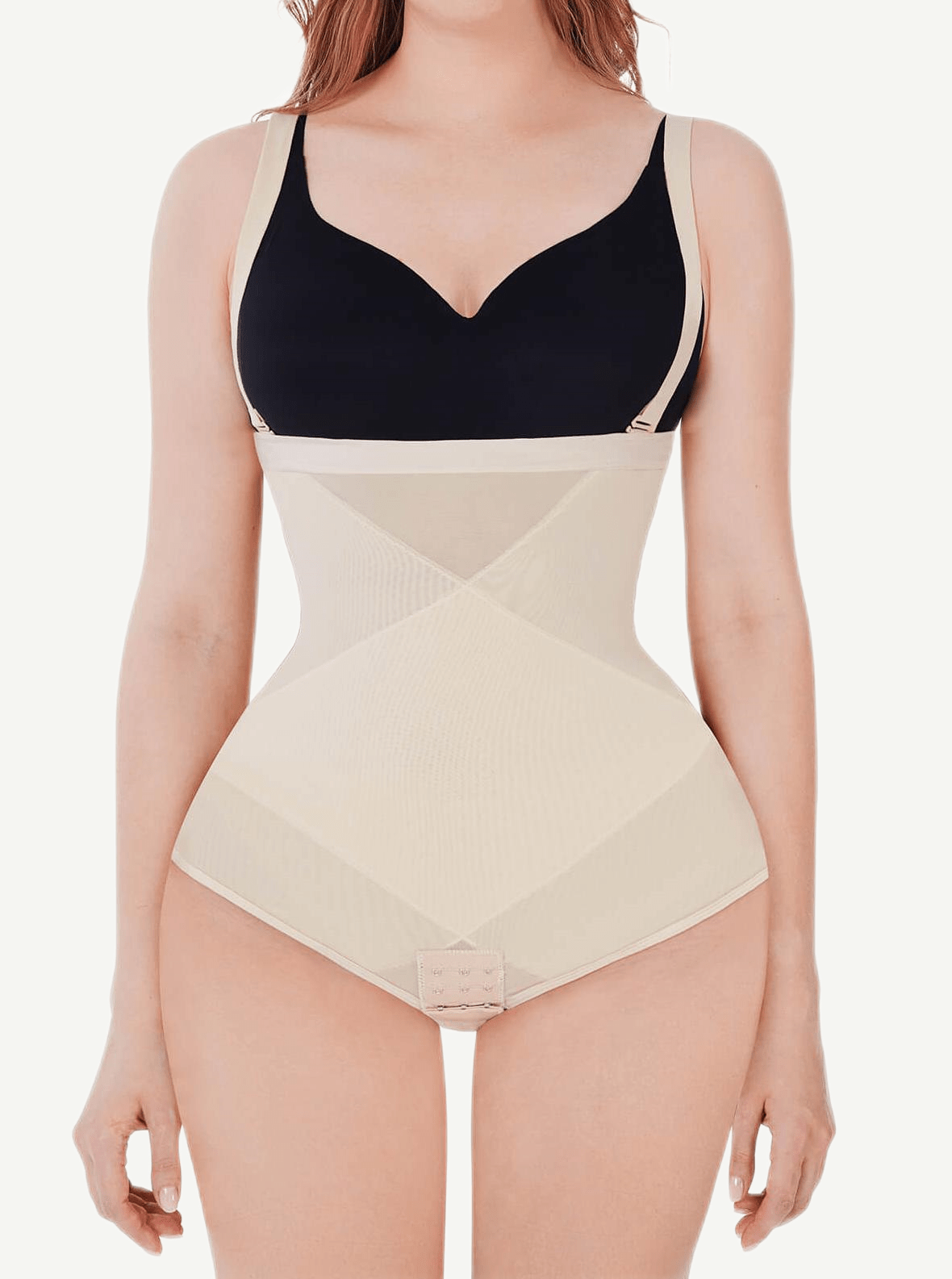 Body Panties Abdominal Crossover Three-layer Design Abdominal Control