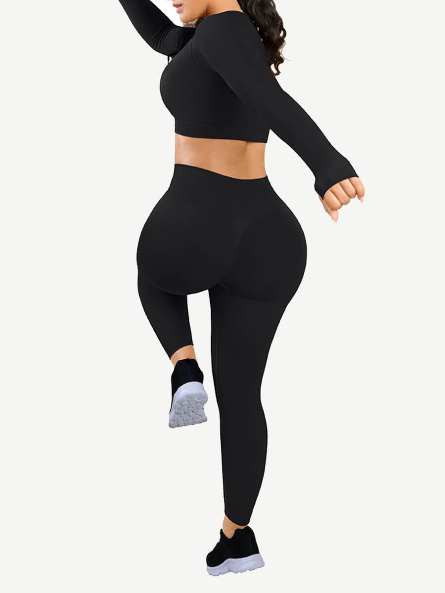 🌿Eco-friendly 3D Printing Thumbhole Seamless Sportswear