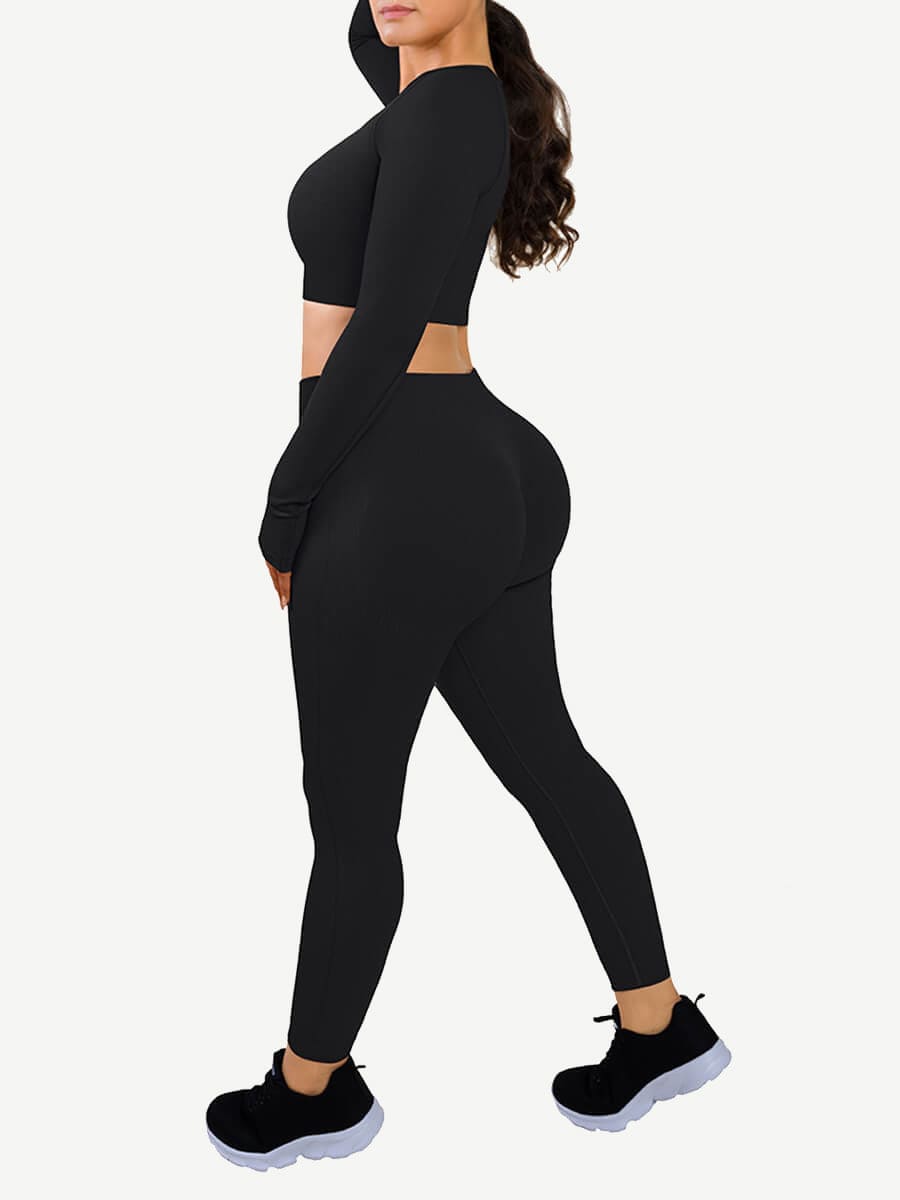 🌿Eco-friendly 3D Printing Thumbhole Seamless Sportswear