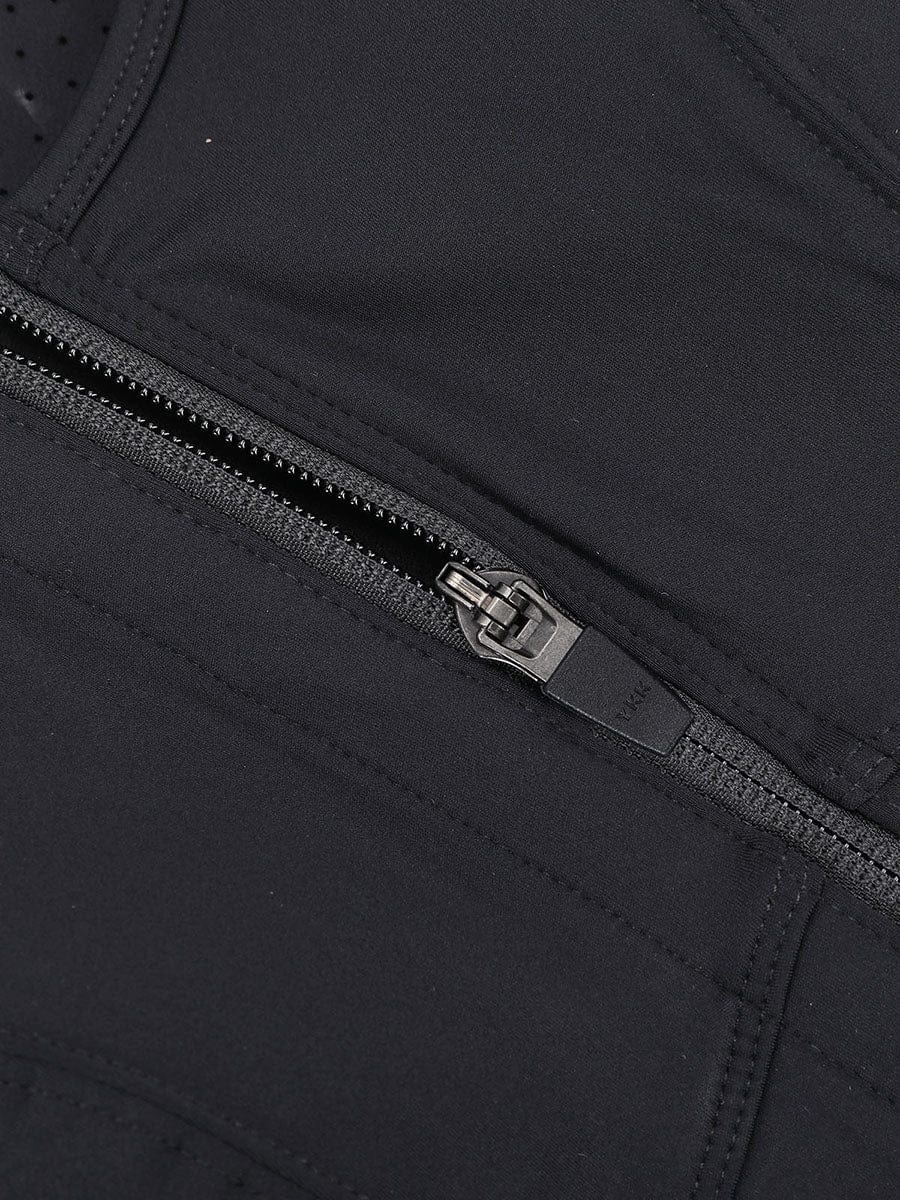 Zipper Sports Shockproof Bra Crop With Four steel Boning