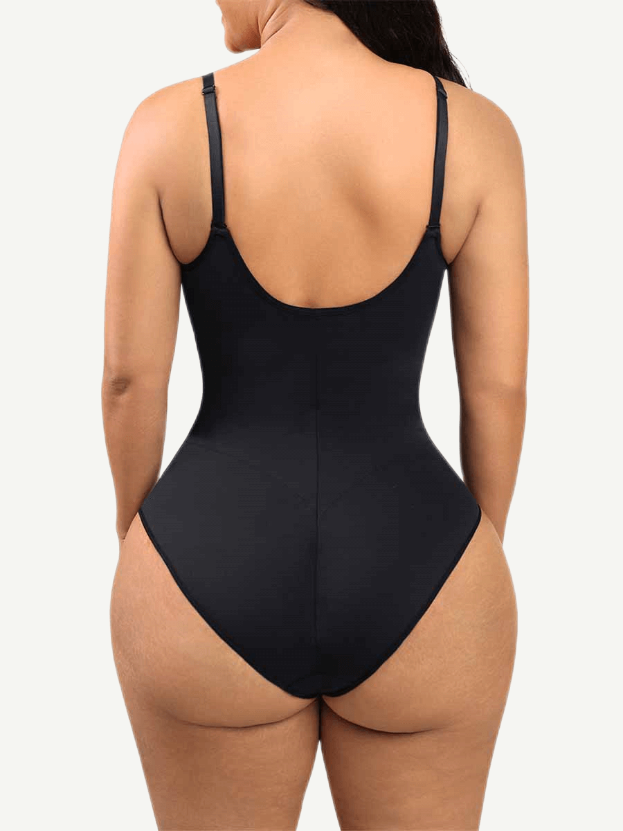 One-Piece Bodysuit Back Large U-shaped Design with 3/4 Cup