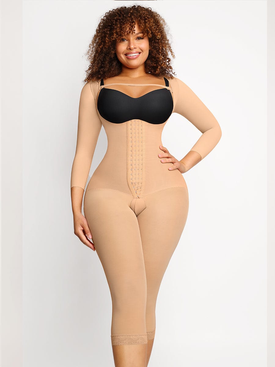U-shaped Free Cutting Cuff Design Postsurgical Breast Support Butt Lifting Shapewear