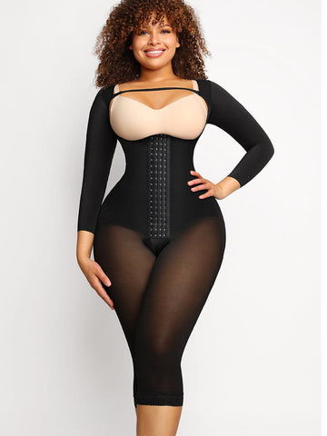 U-shaped Free Cutting Cuff Design Postsurgical Breast Support Butt Lifting Shapewear