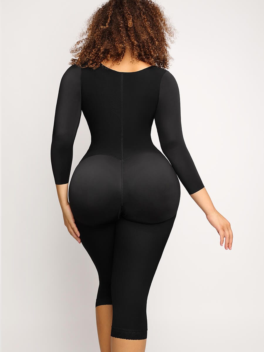 U-shaped Free Cutting Cuff Design Postsurgical Breast Support Butt Lifting Shapewear