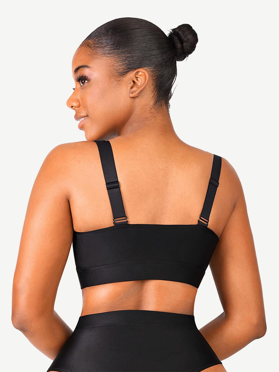 Surplice Neckline Bikini Top