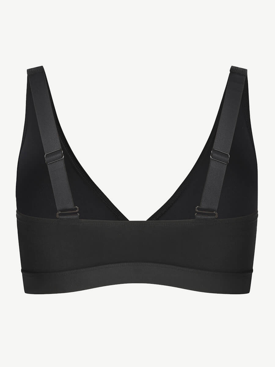 Surplice Neckline Bikini Top