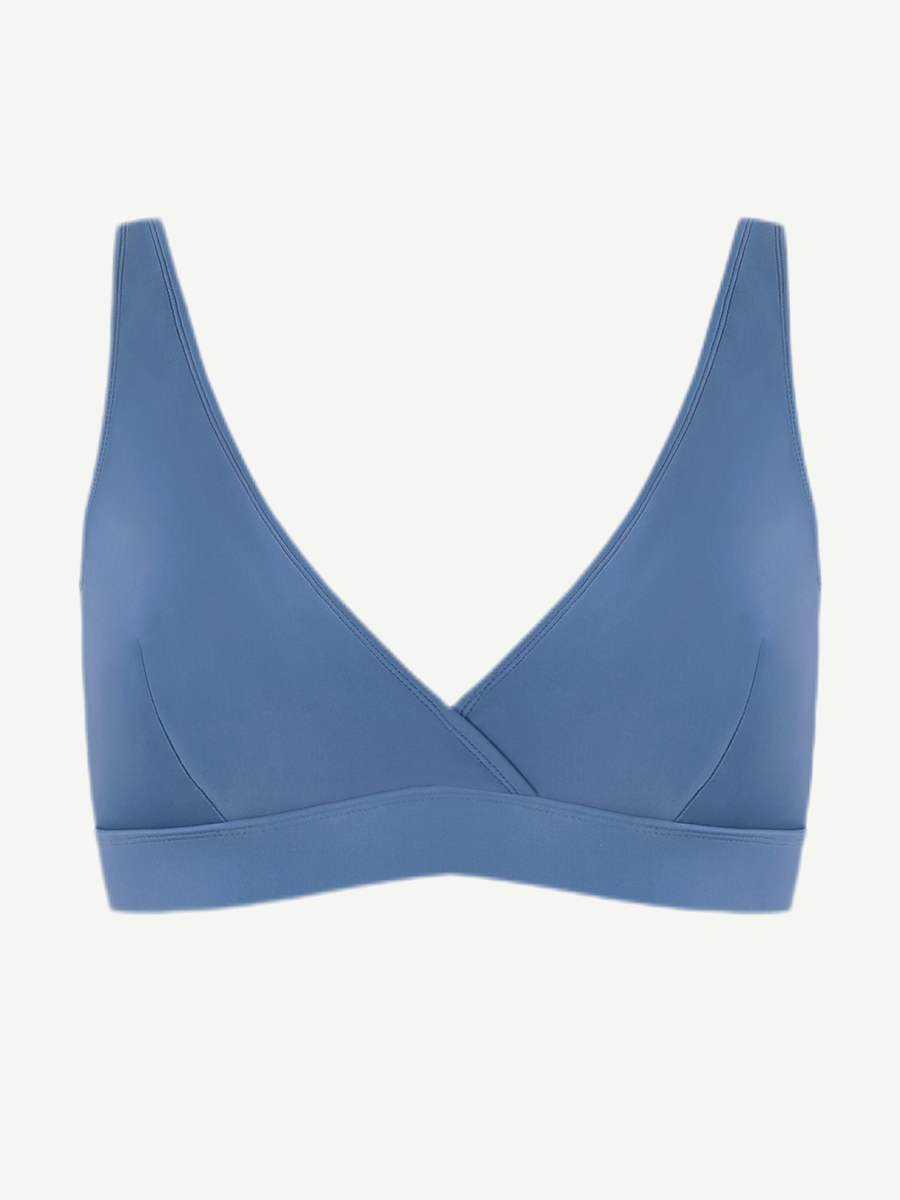 Surplice Neckline Bikini Top
