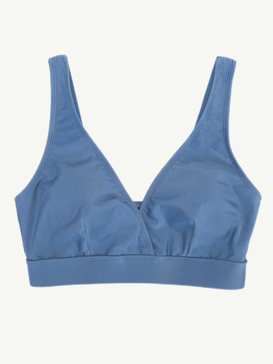Surplice Neckline Bikini Top