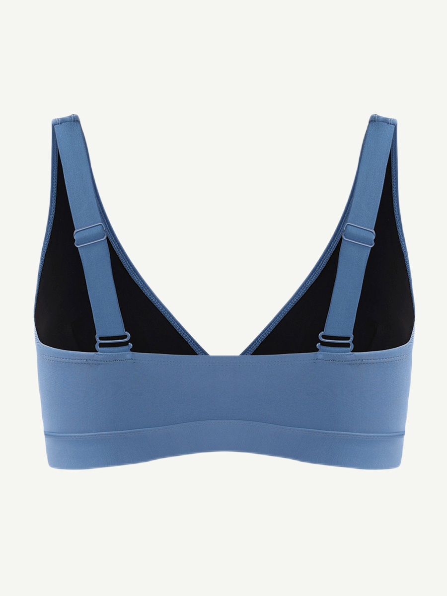 Surplice Neckline Bikini Top