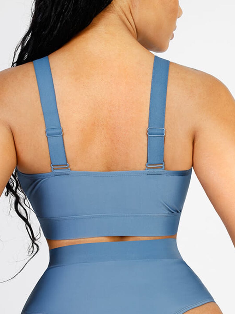 Surplice Neckline Bikini Top