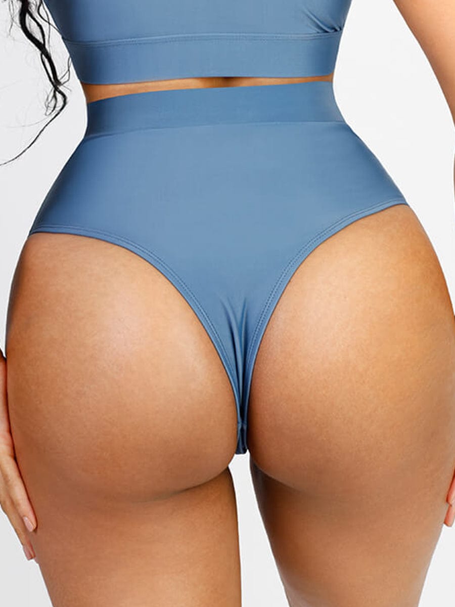 Zip Front Bikini Tummy control Bottom