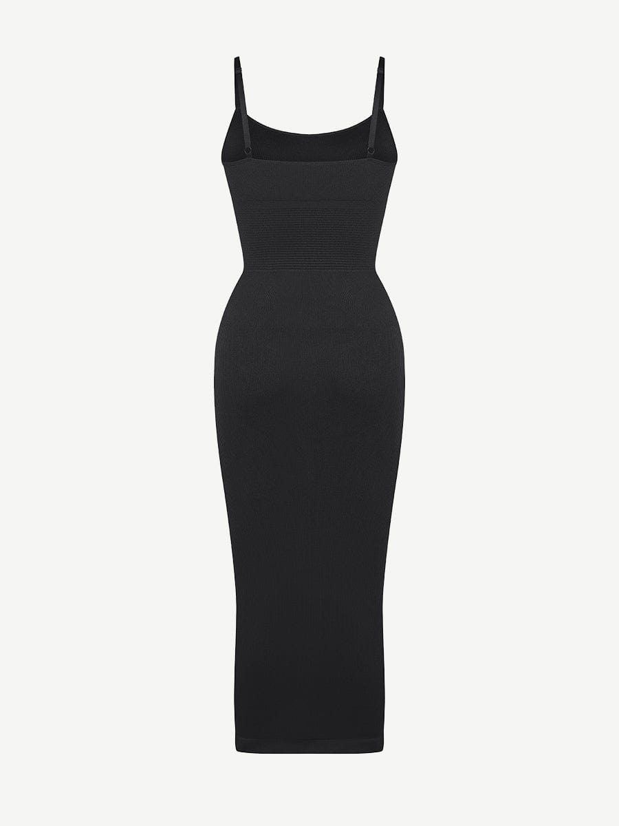 🌿 Eco-friendly Seamless 360° Waist Control Midi Shaping Dress