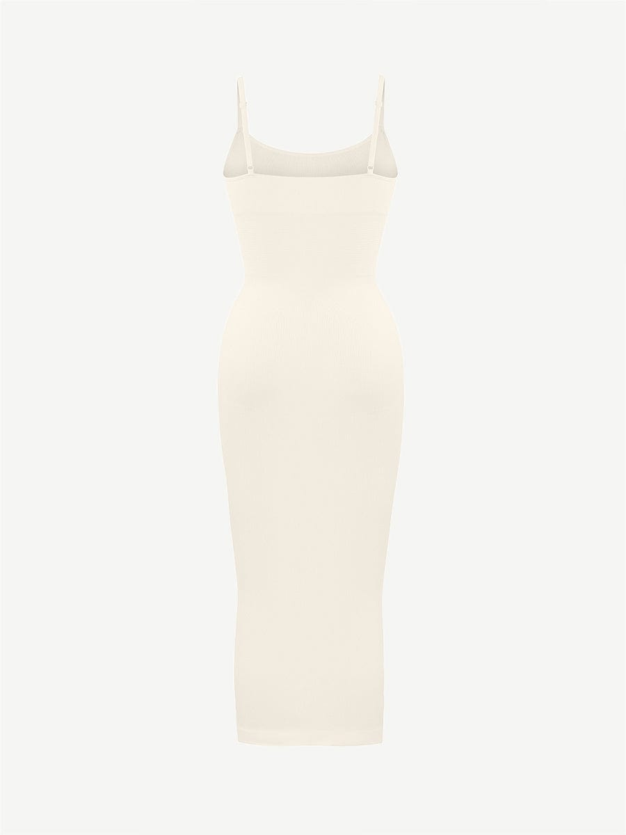 🌿 Eco-friendly Seamless 360° Waist Control Midi Shaping Dress