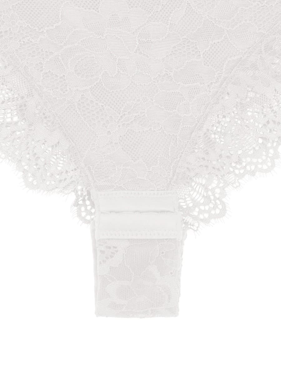 Sexy Lace Breast Support Adjustable Shaper for Bridal Bodysuit