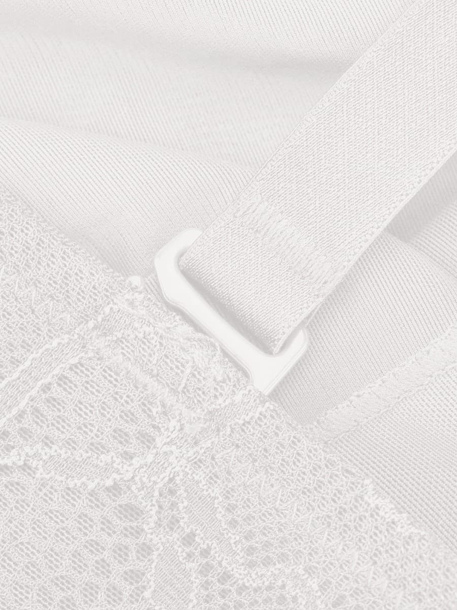 Sexy Lace Breast Support Adjustable Shaper for Bridal Bodysuit