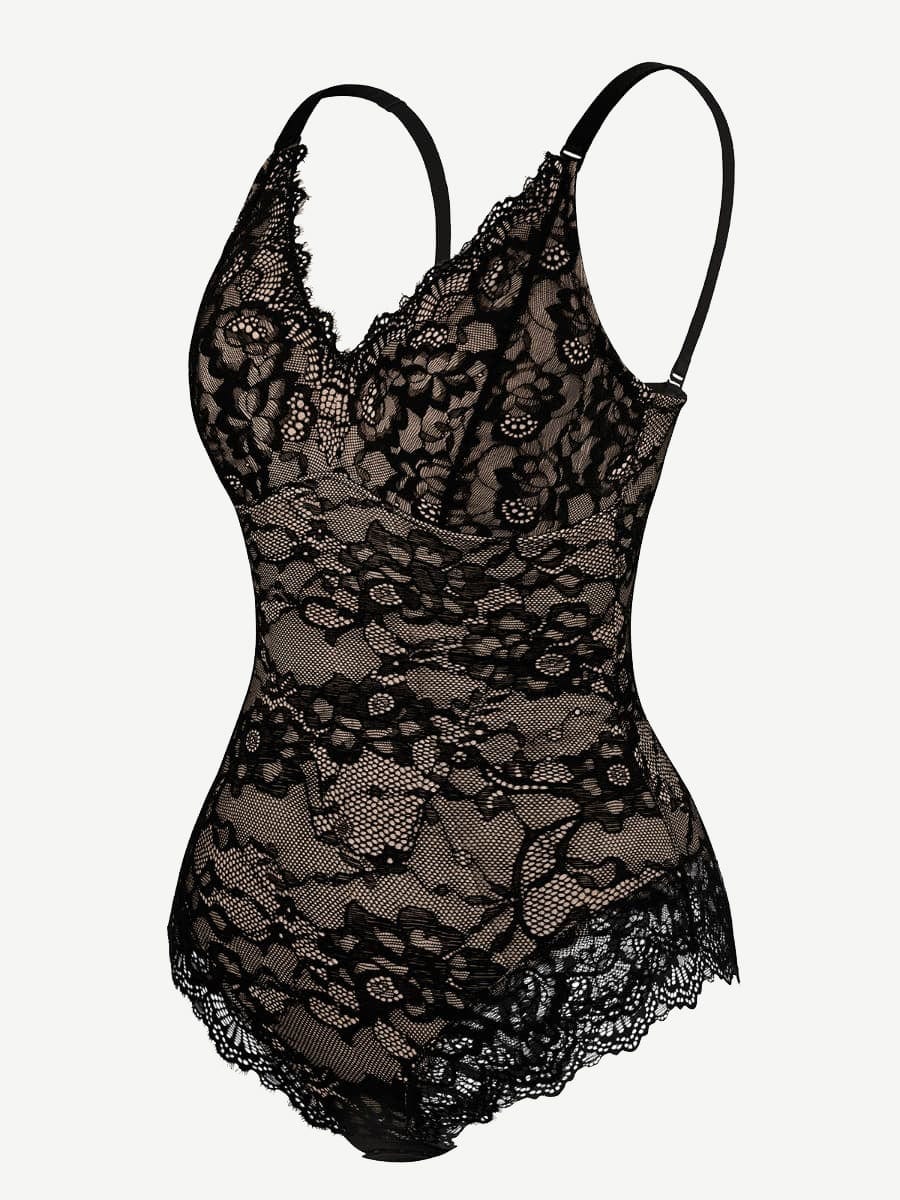Sexy Lace Breast Support Adjustable Shaper for Bridal Bodysuit