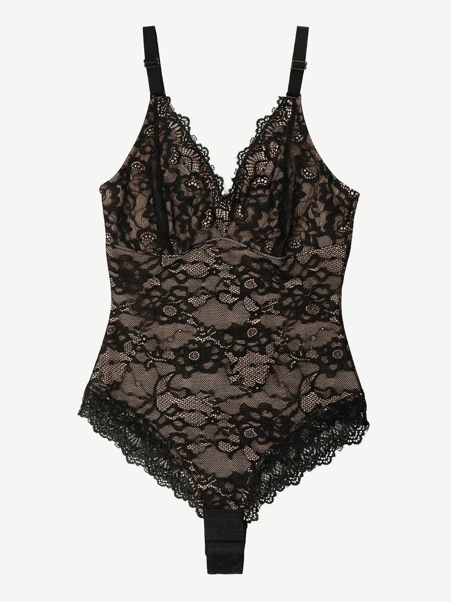Sexy Lace Breast Support Adjustable Shaper for Bridal Bodysuit