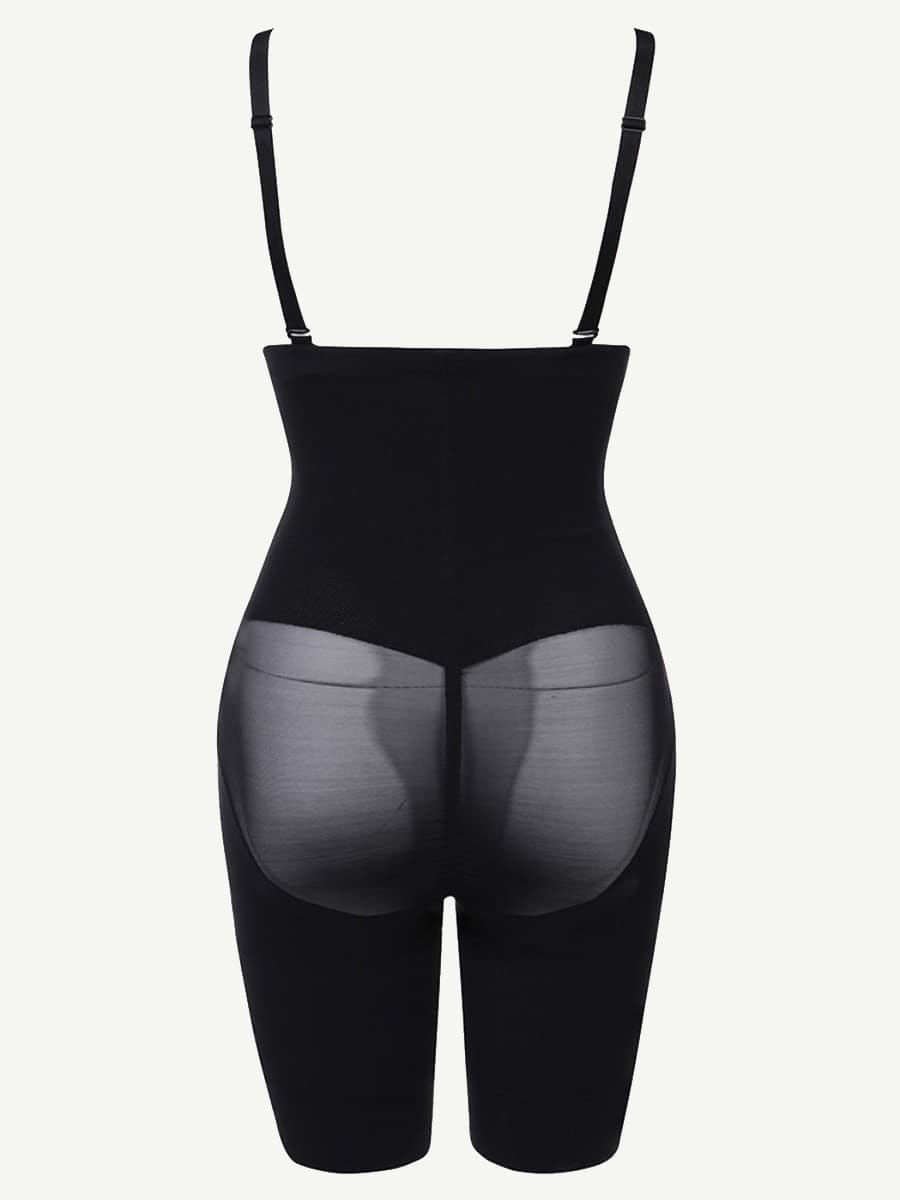 Butt Lifting Mesh Patchwork Body Shaper Plus Size