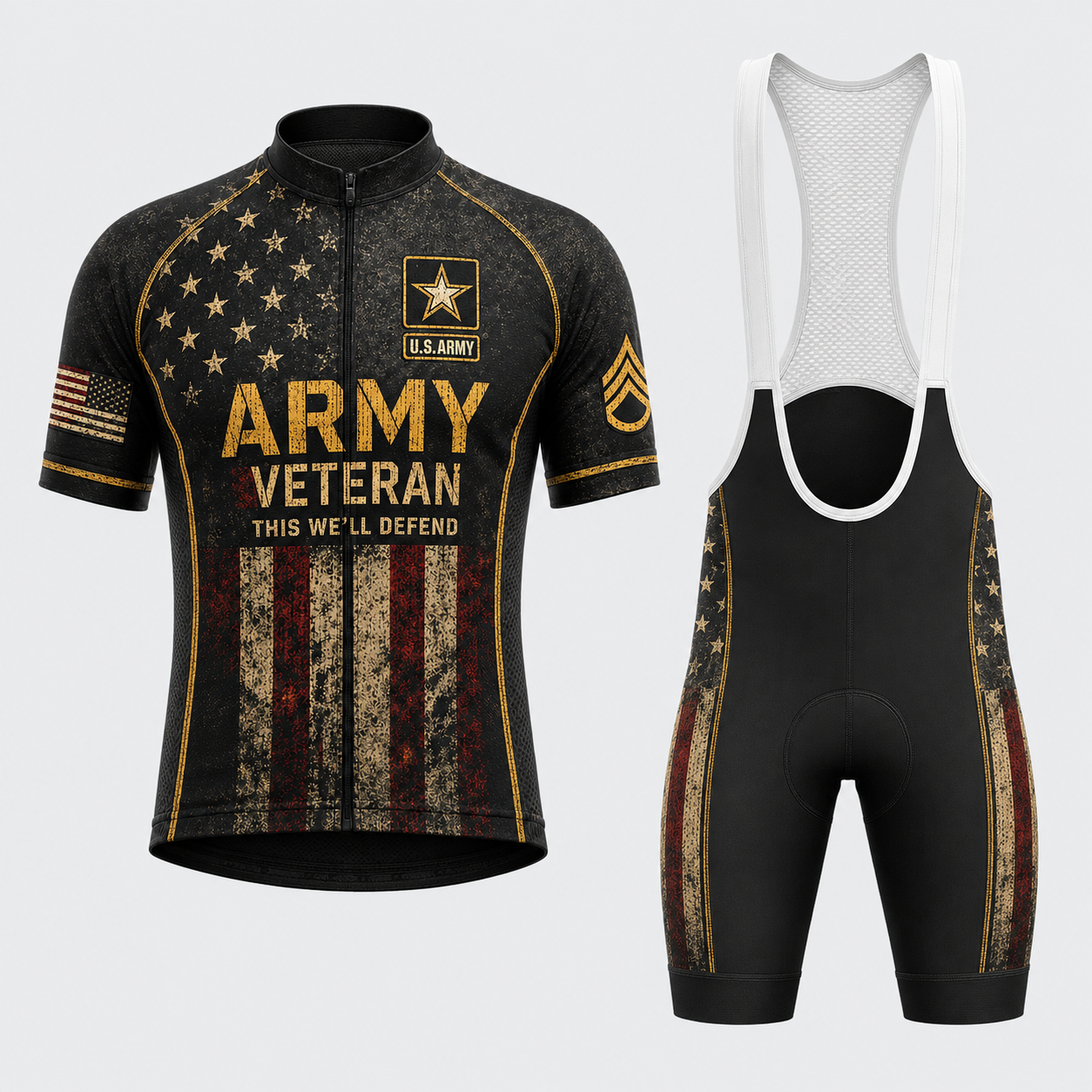 Veteran Never Ends Personalized Veteran Cycling Designs