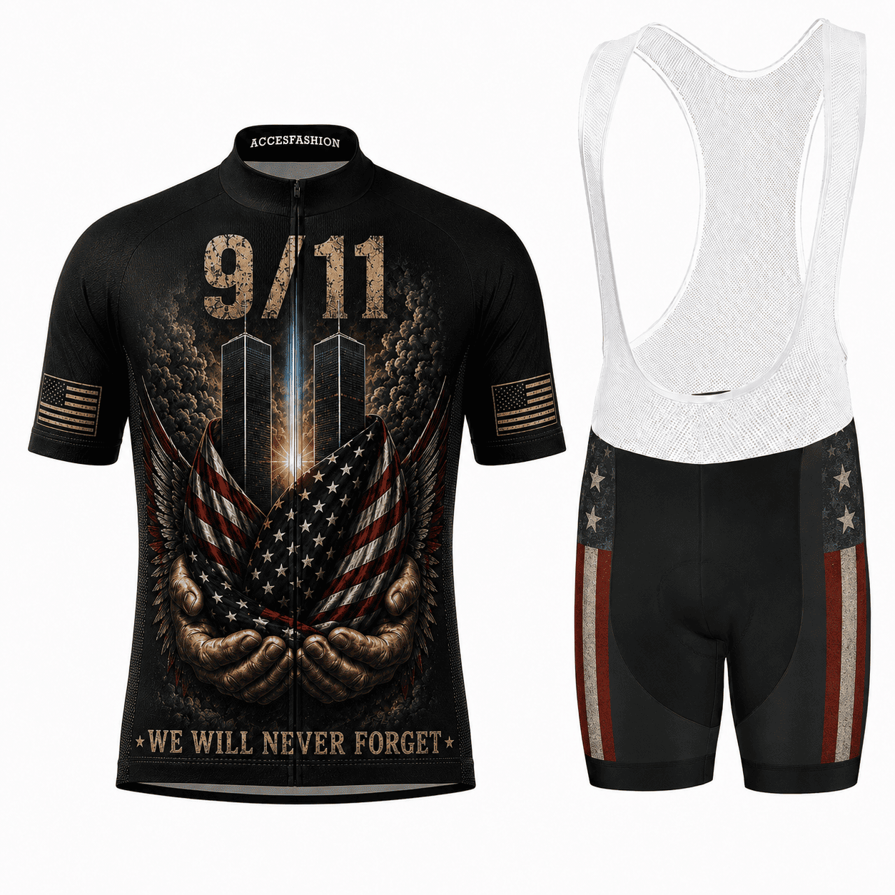 9/11 25 Years We Will Never Forget Cycling Kit