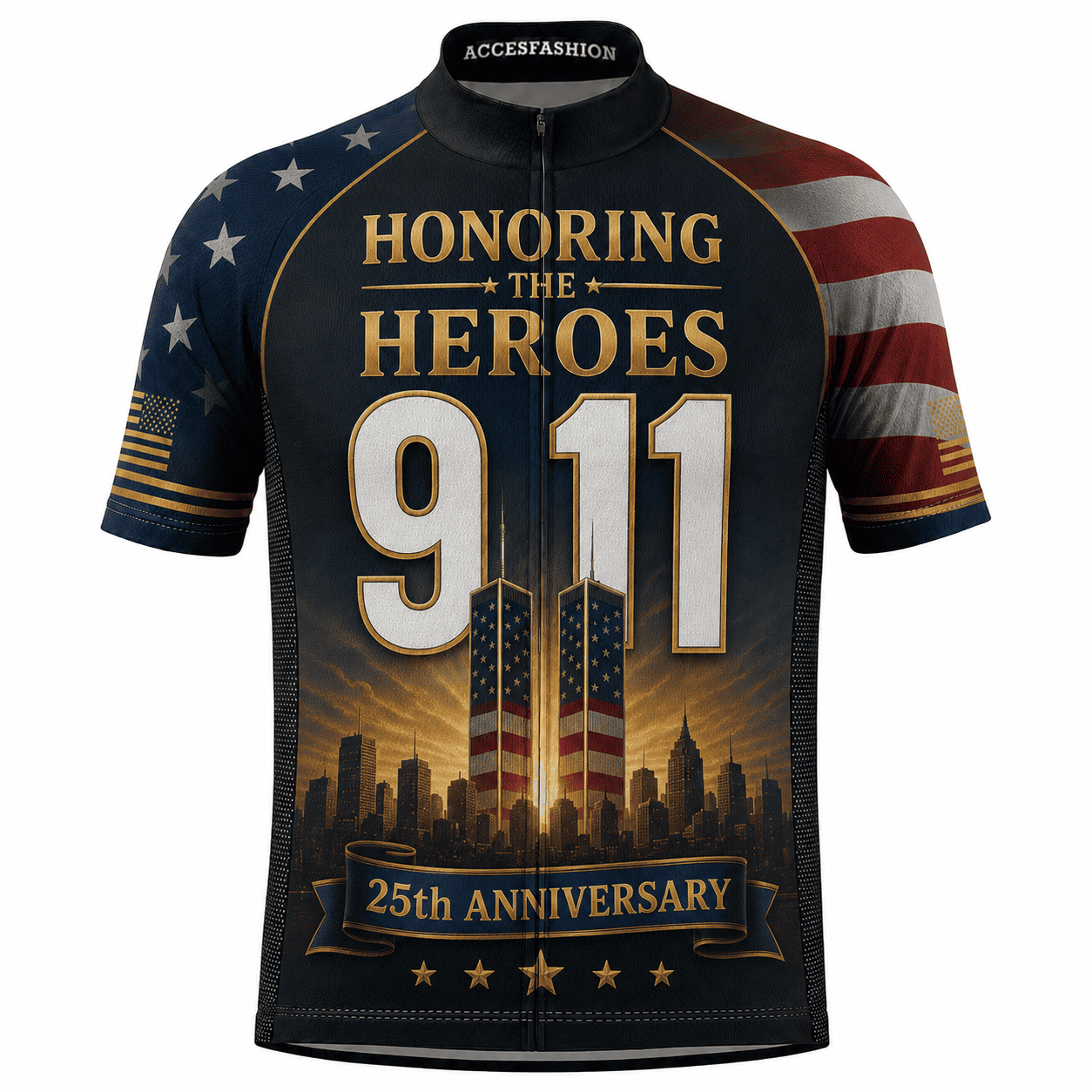 9/11 25th Anniversary Honoring the Heroes Cycling Jersey & Kit