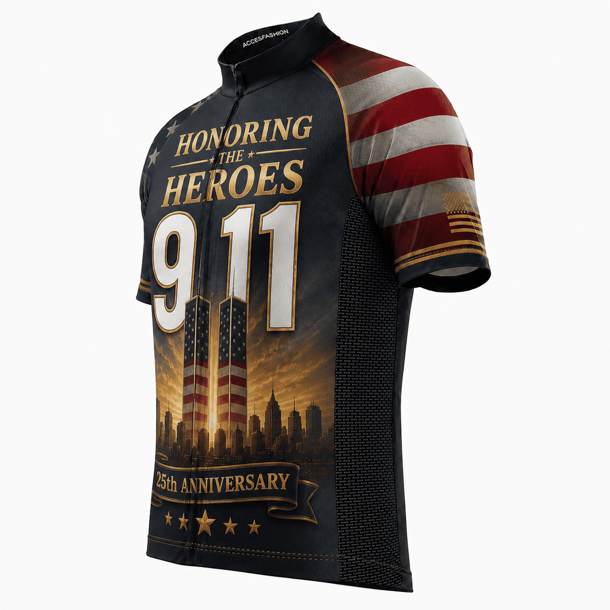 9/11 25th Anniversary Honoring the Heroes Cycling Jersey & Kit